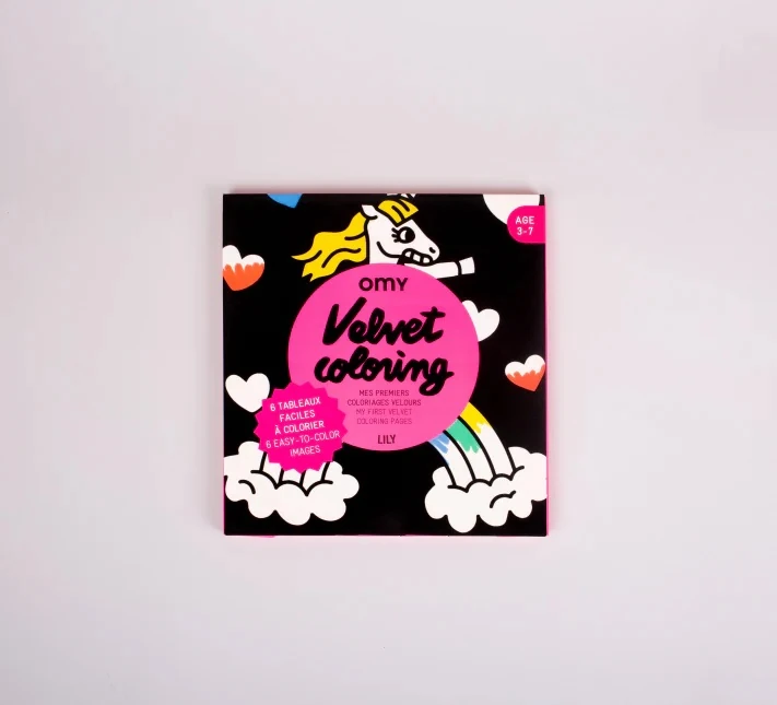 OMY Velvet Coloring / İlk Boyamalarım - Lily