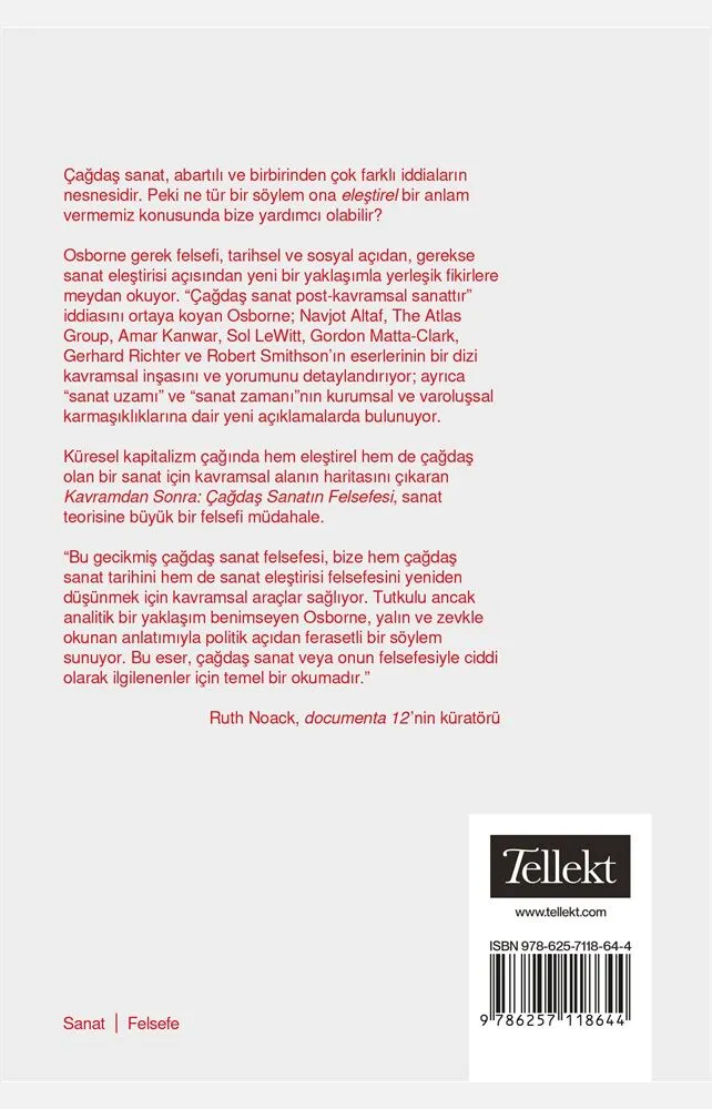 Kavramdan Sonra: Çağdaş Sanatın Felsefesi by Peter Osborne