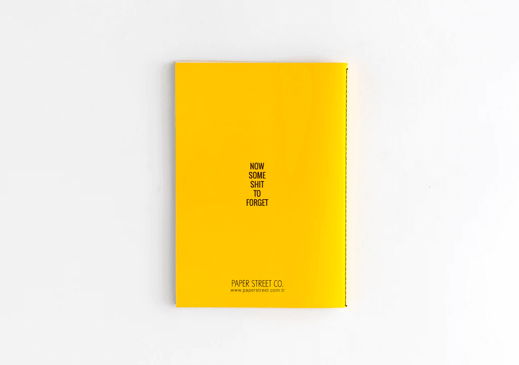 Shit to Remember - Sarı by Paper Street Co.