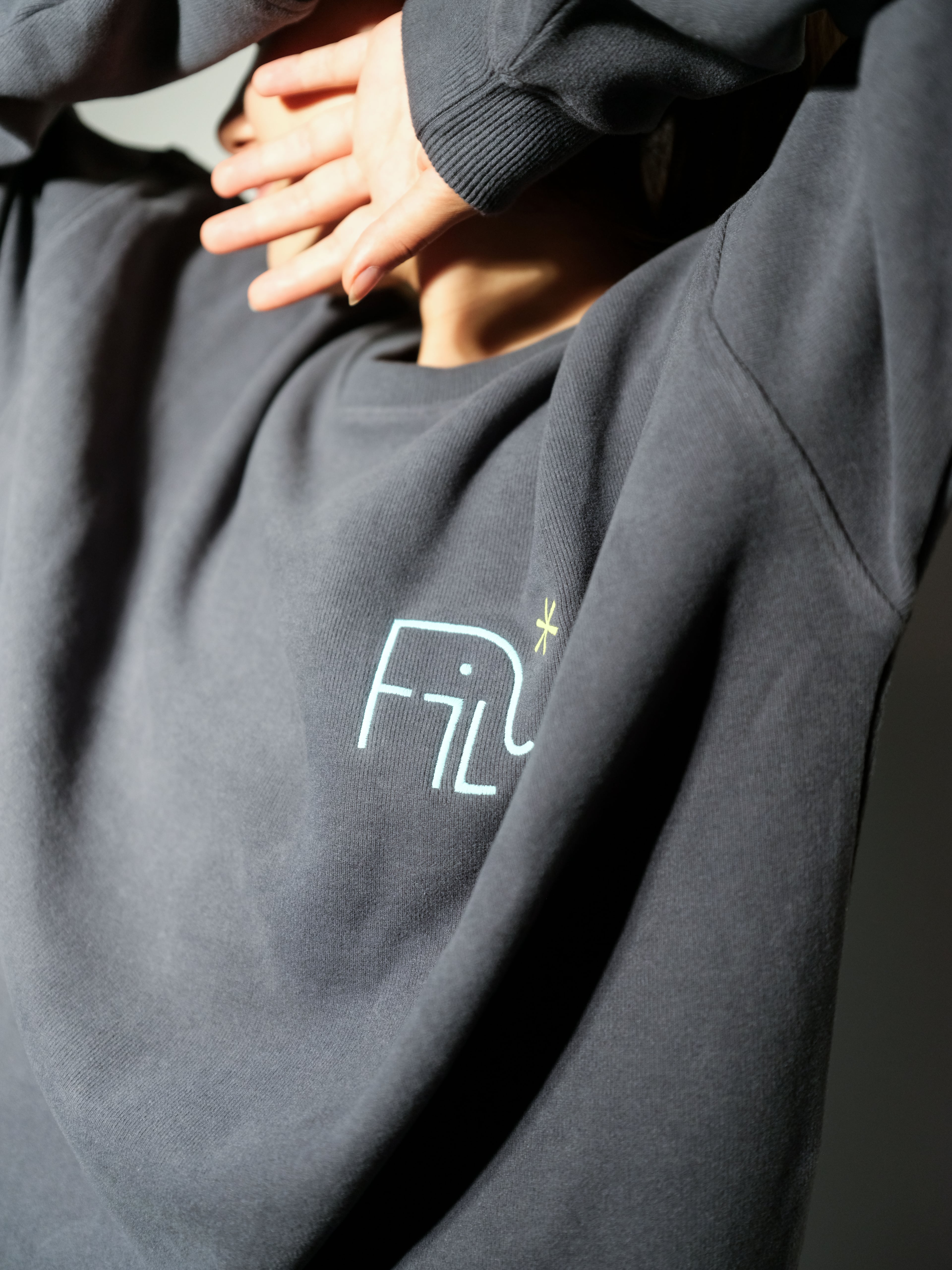 FiL x Reflect Studio Basic SuperSoft Sweatshirt - Antrasit