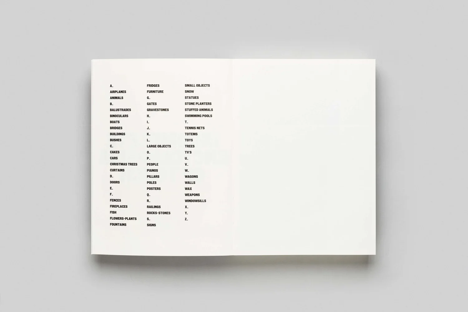 Incomplete encyclopedia of touch by Erik Kessels