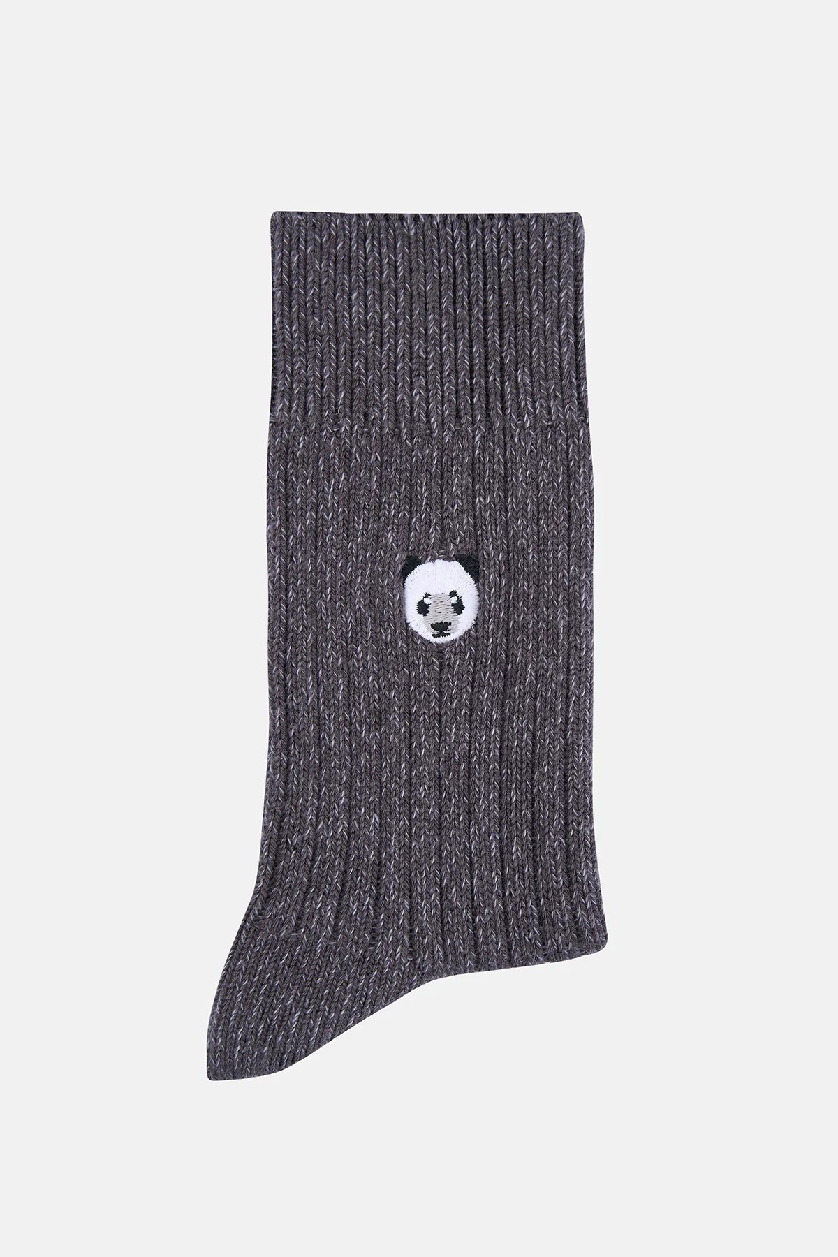 WWF Panda Kalın Havlu Çorap Gri