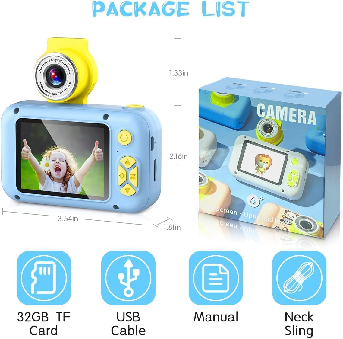Kids Camera, Toddler Kid Digital Camera