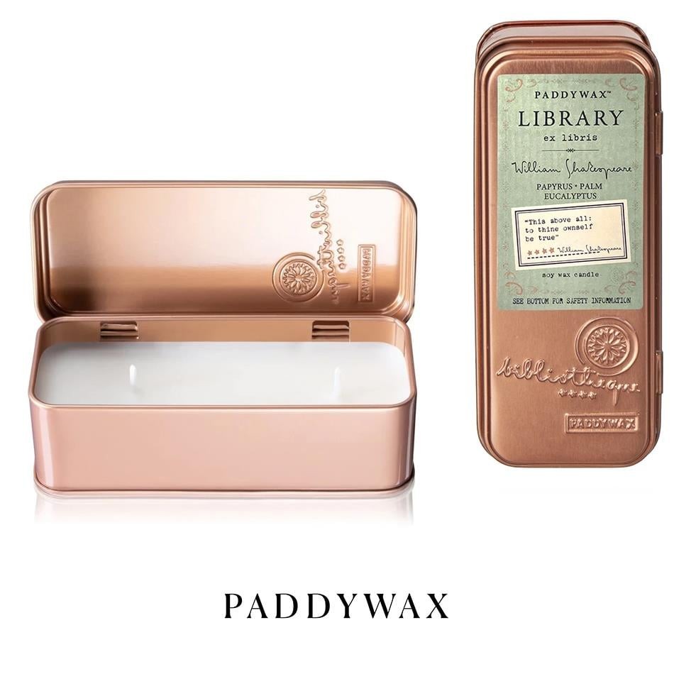 LIBRARY TWO WICK TRAVEL TIN: METAL KUTU MUM WILLIAM SHAKESPEARE