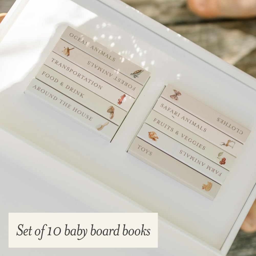  Our Very Little Library Board Book Set: A Foundational Language Vocabulary Board Book Set for Babies
