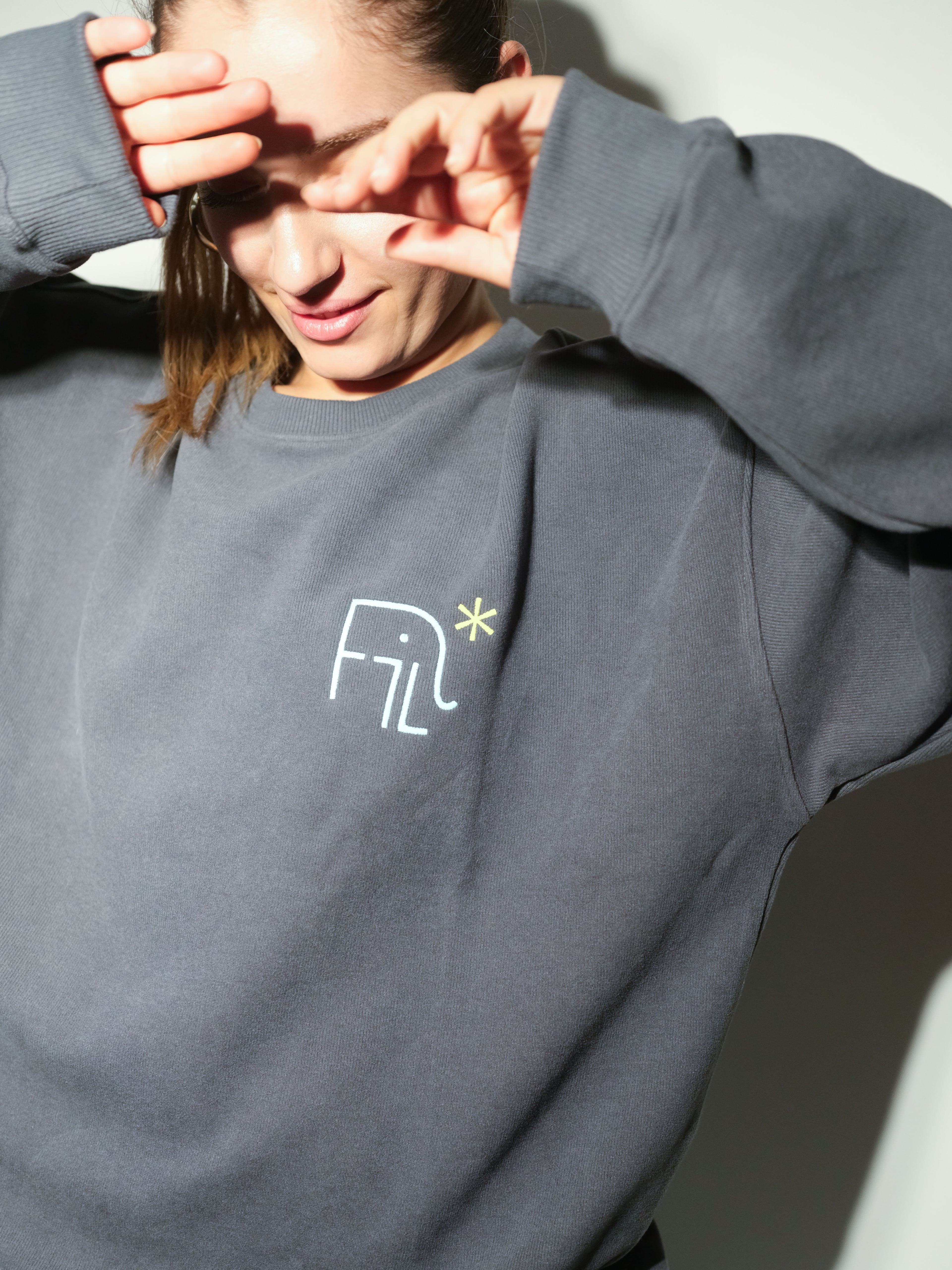 FiL x Reflect Studio Basic SuperSoft Sweatshirt - Antrasit