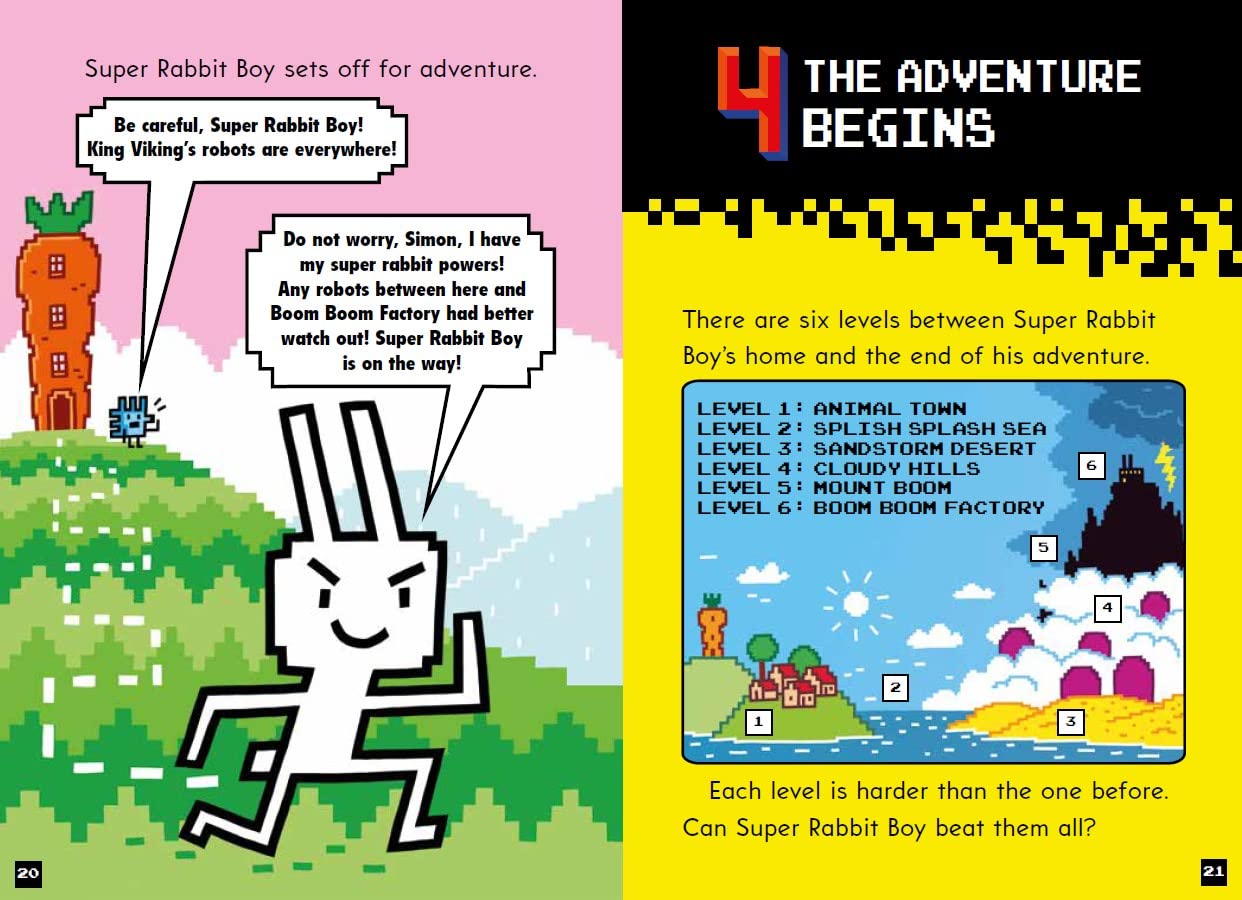 Press Start! Game On, Super Rabbit Boy! By Thomas Flintham