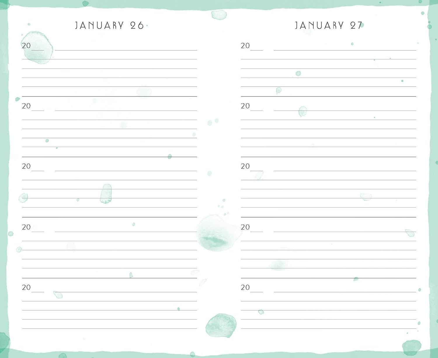 Rainbow One Line a Day: A Five-Year Memory Book 