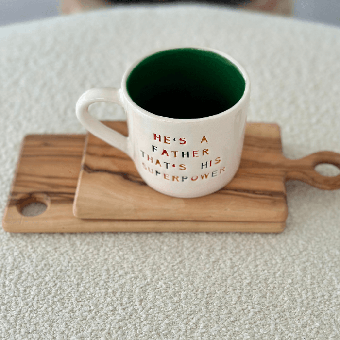 He’s a Father That’s His Superpower by Paper Ceramic