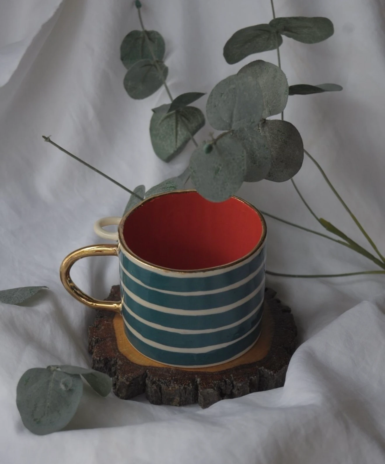 Mavi Desenli Fincan by Gri Seramik