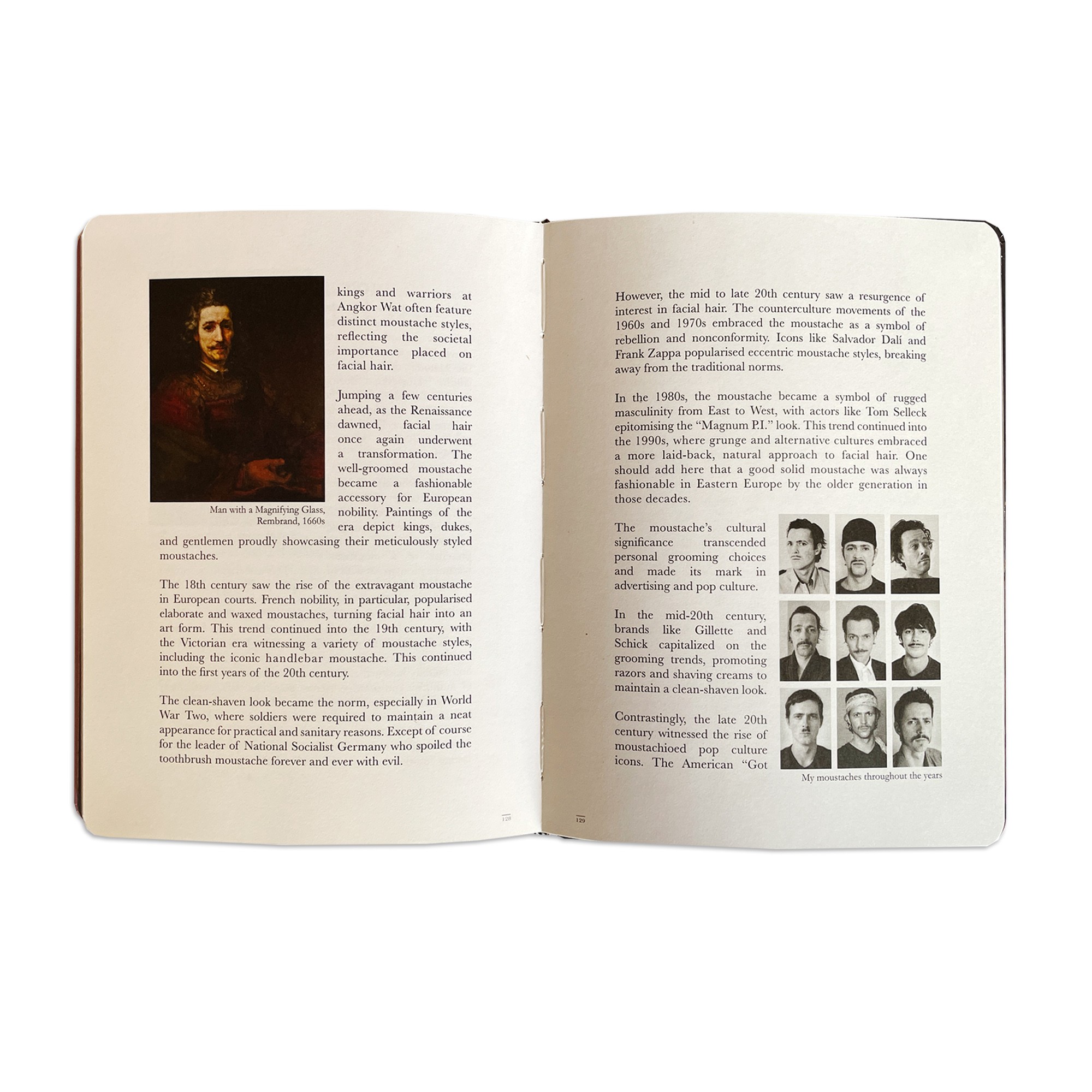 A TINY VISUAL HISTORY OF THE MOUSTACHE edited by Lukas Birk