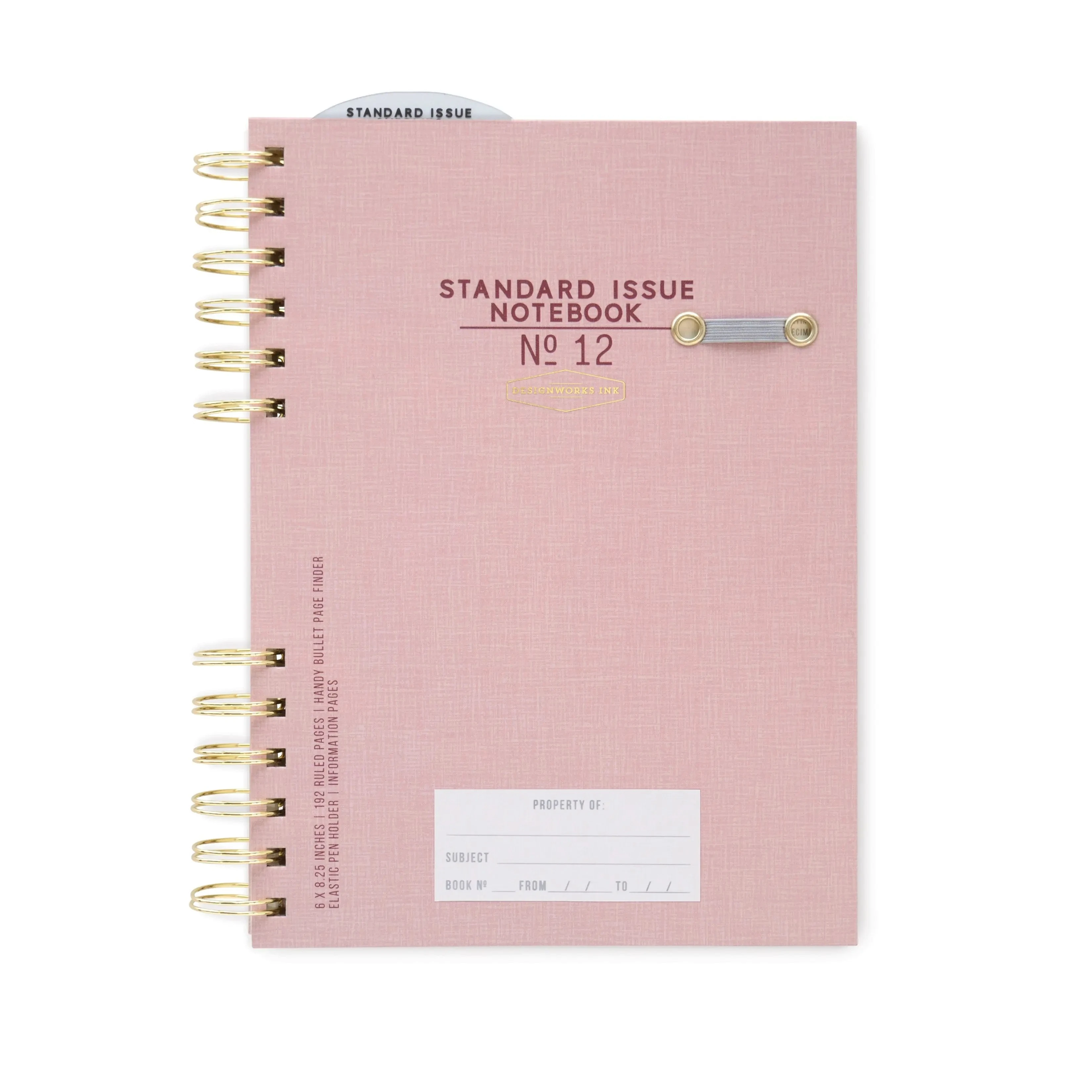 STANDARD ISSUE SPİRALLİ DEFTER PEMBE