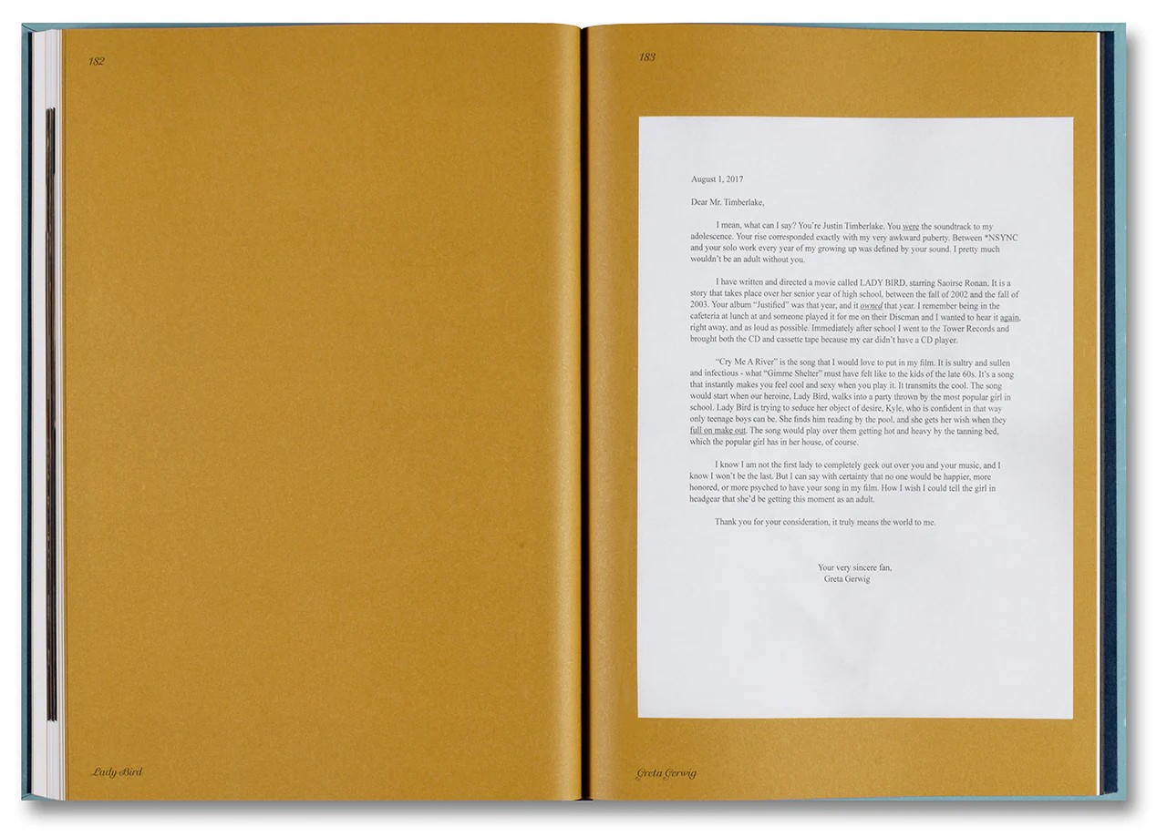 Lady Bird Screenplay Book by Greta Gerwig