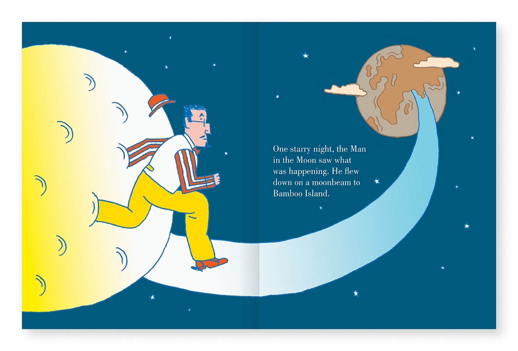 The Man in the Moon by Seymour Chwast