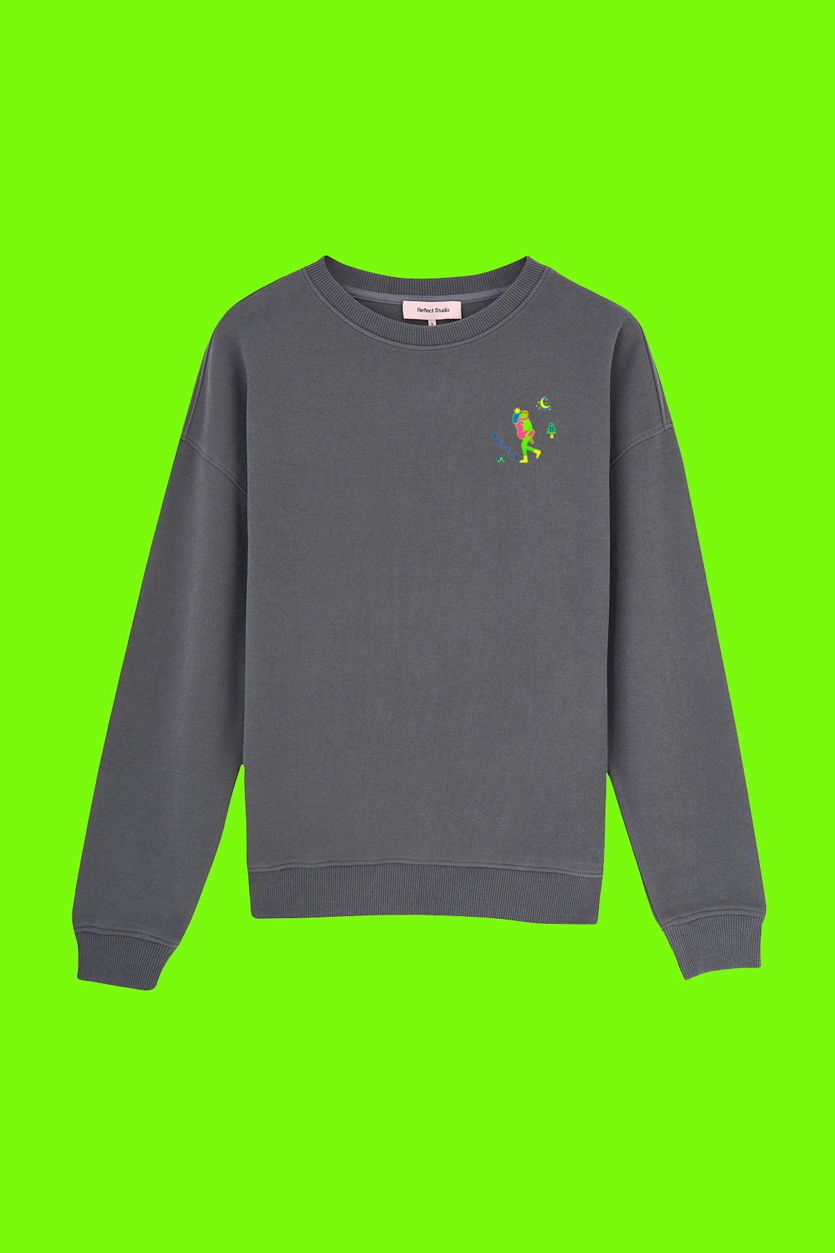 Rocket Night - Basic SuperSoft Sweatshirt - Antrasit