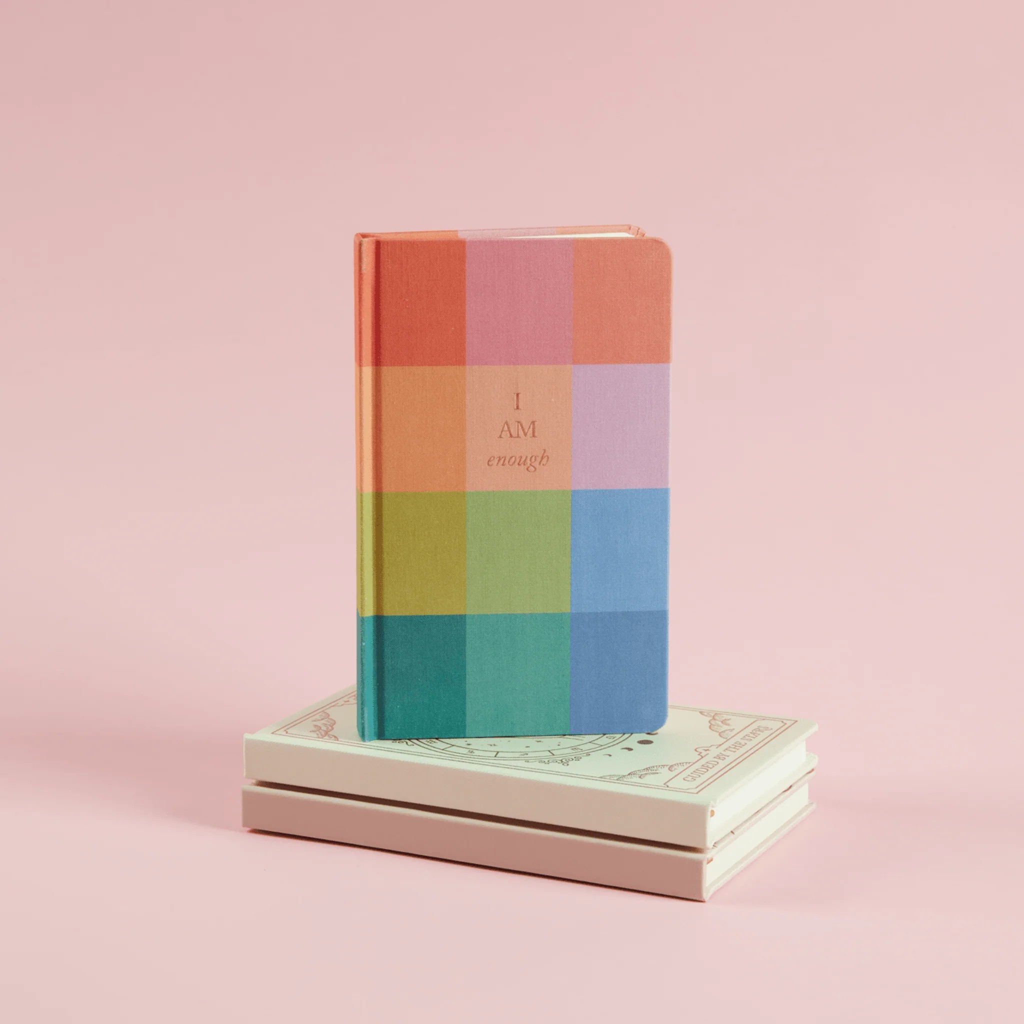 Bookcloth Journal - Rainbow Check