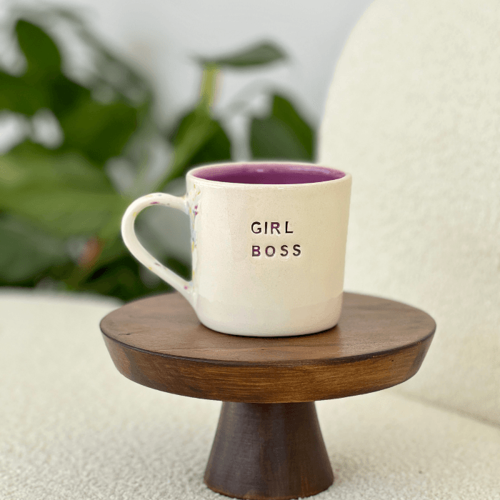 Girl Boss / She isn’t lucky just worked hard by Paper Ceramic