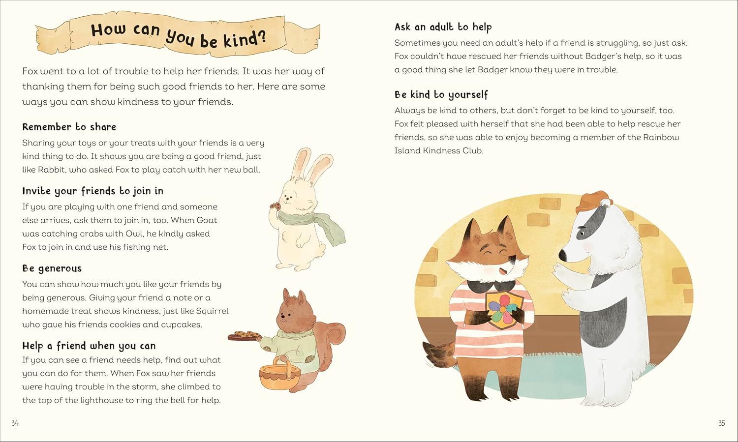 Kindness Club Fox Says Thank You by Ella Law