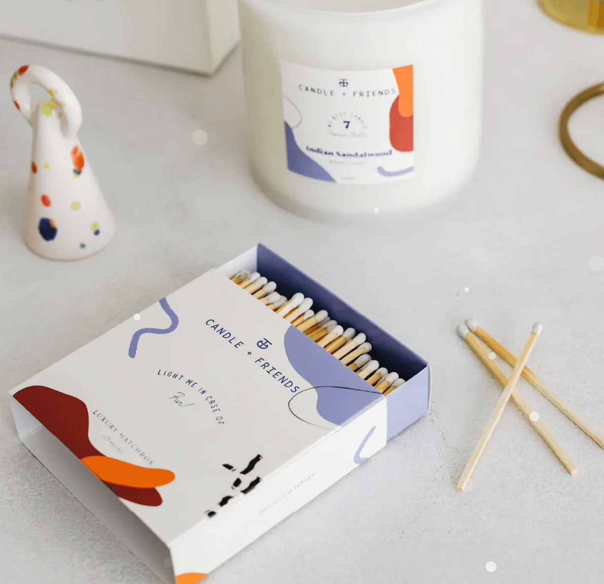 Indian Sandalwood Giant Matchbox by Candle and Friends