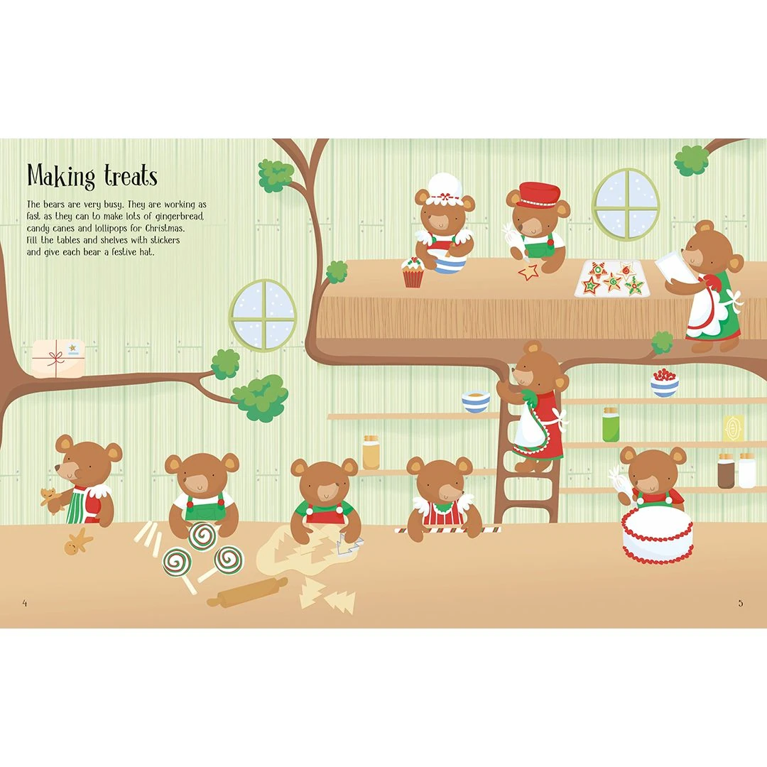 Christmas Sticker Book by Lucy Bowman