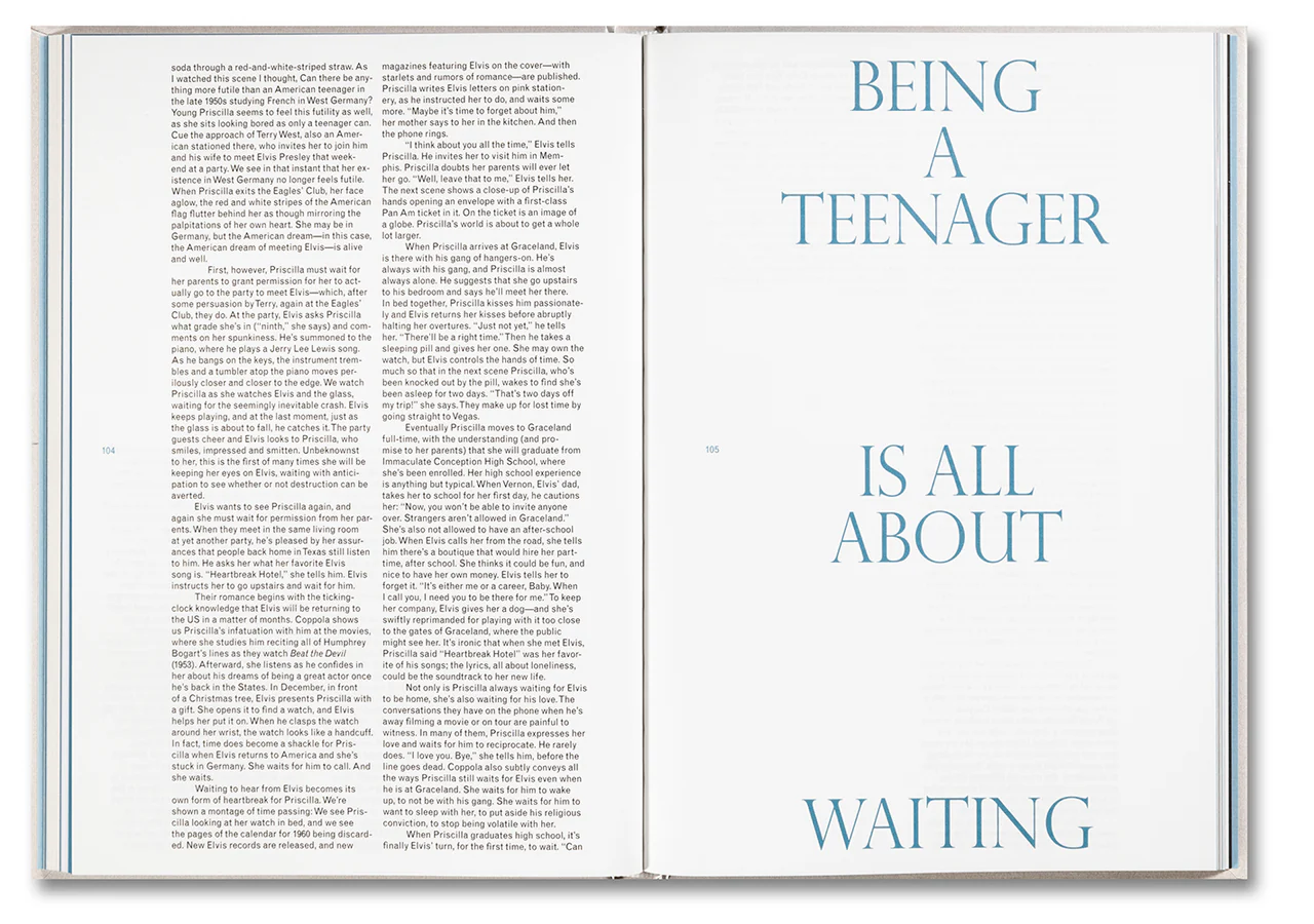 Priscilla Screenplay Book by Sofia Coppola