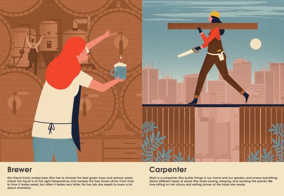 What Do Grown-Ups Do All Day? by Virginie Morgand