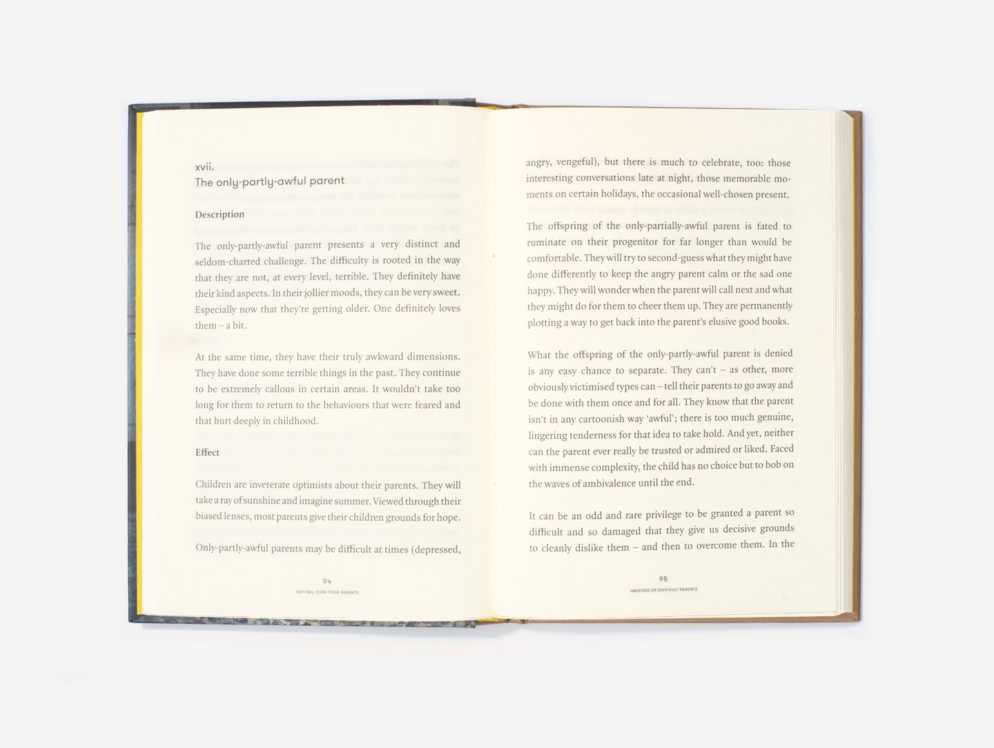 Getting Over Your Parents by Alain de Botton