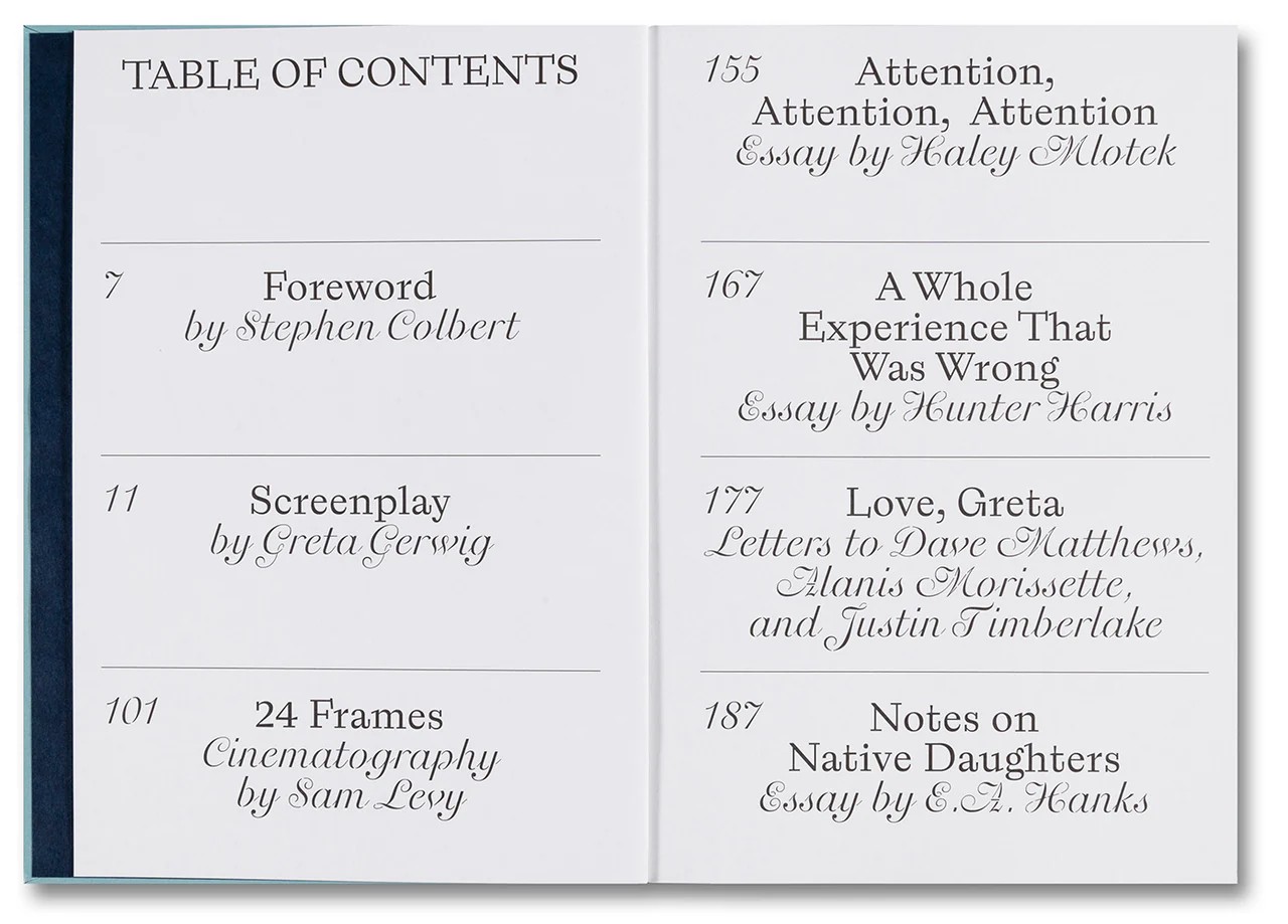 Lady Bird Screenplay Book by Greta Gerwig