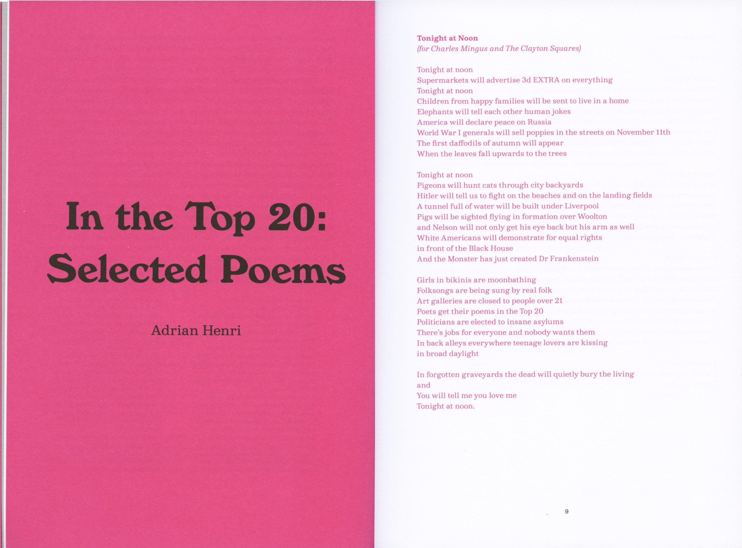 Adrian Henri: Total Artist by Catherine Marcangeli