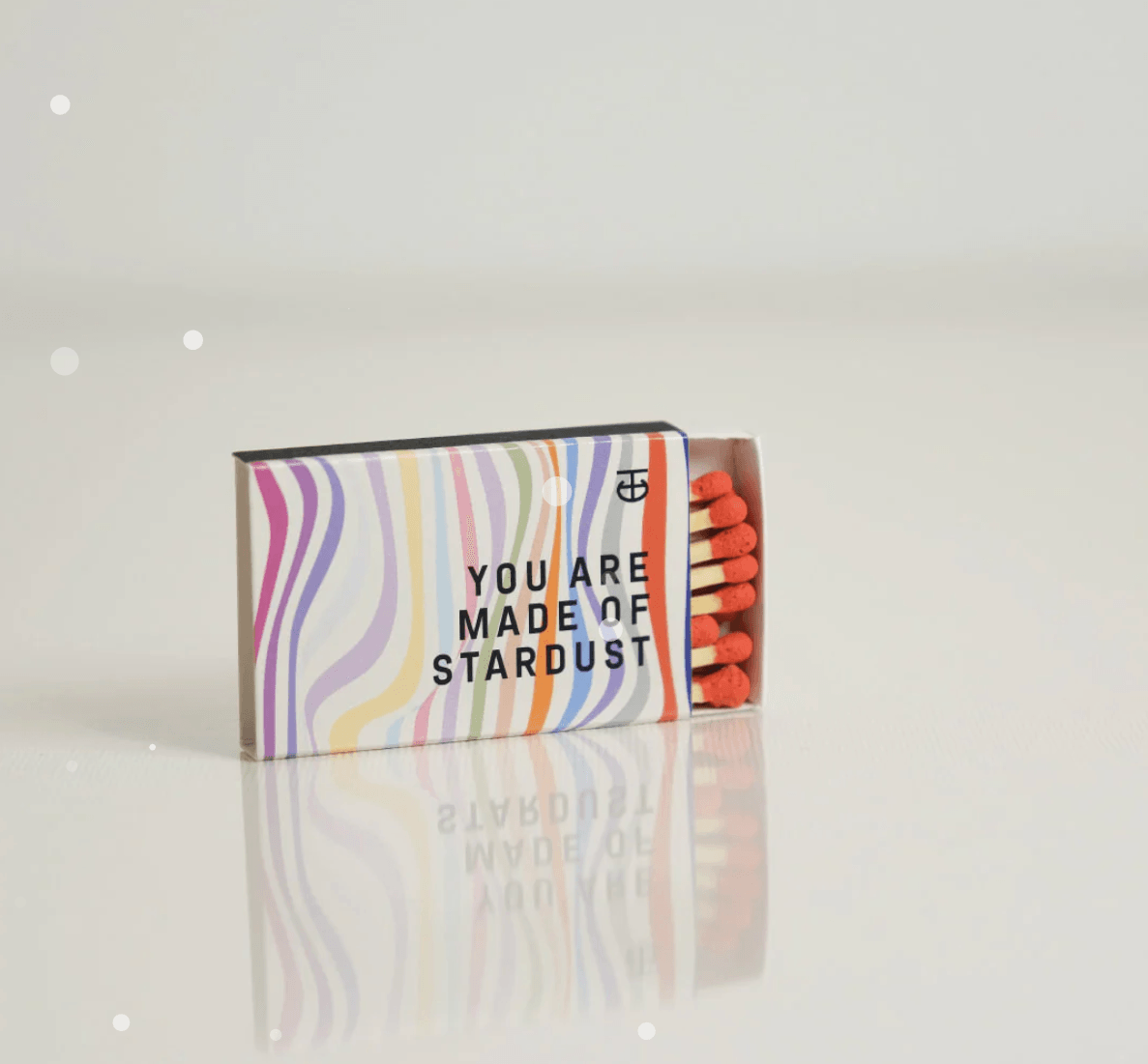 Stripe Shaped Baby Matchbox Set by Candle and Friends