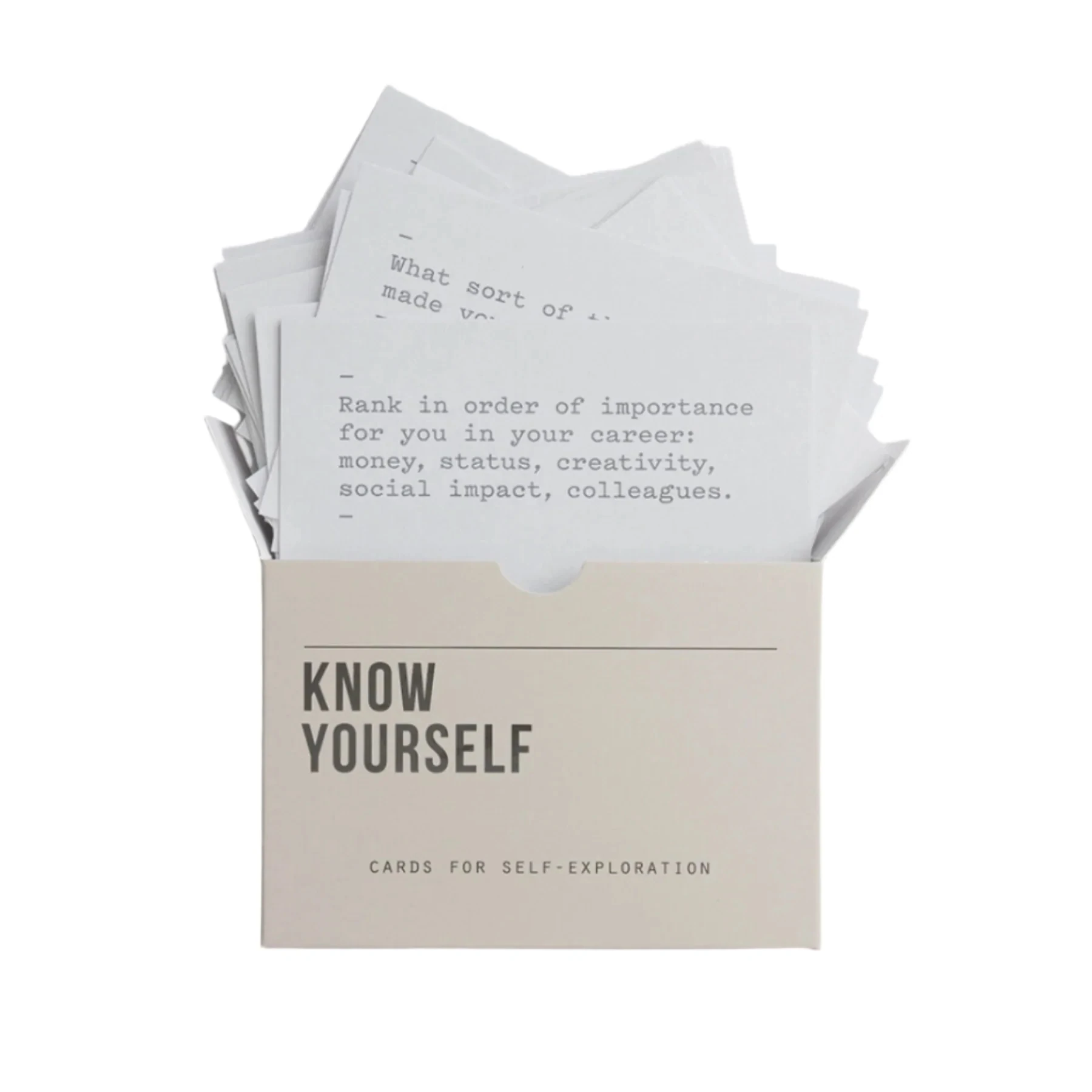 Know Yourself Cards