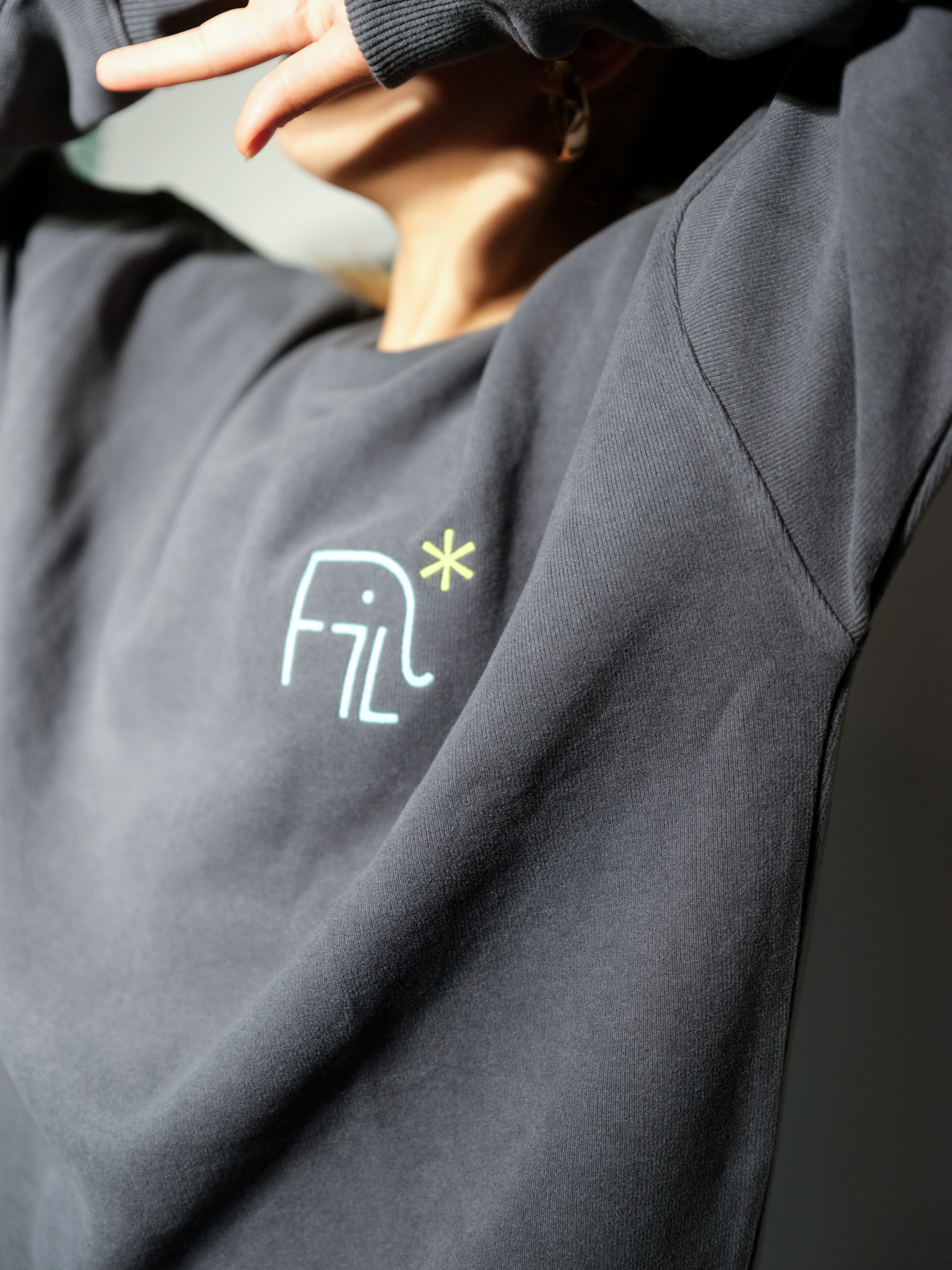 FiL x Reflect Studio Basic SuperSoft Sweatshirt - Antrasit
