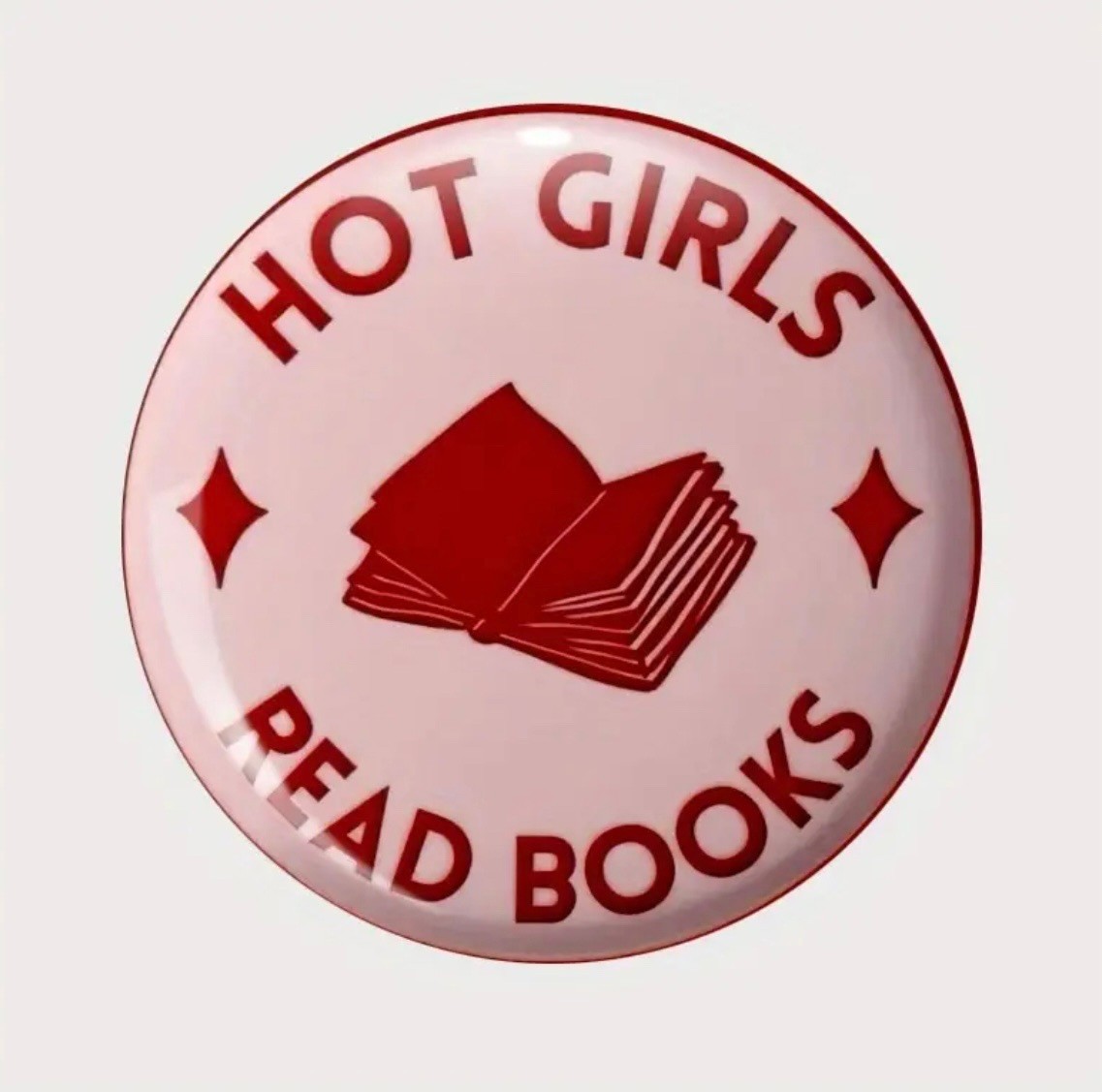 Hot girls read books Enamel Pin