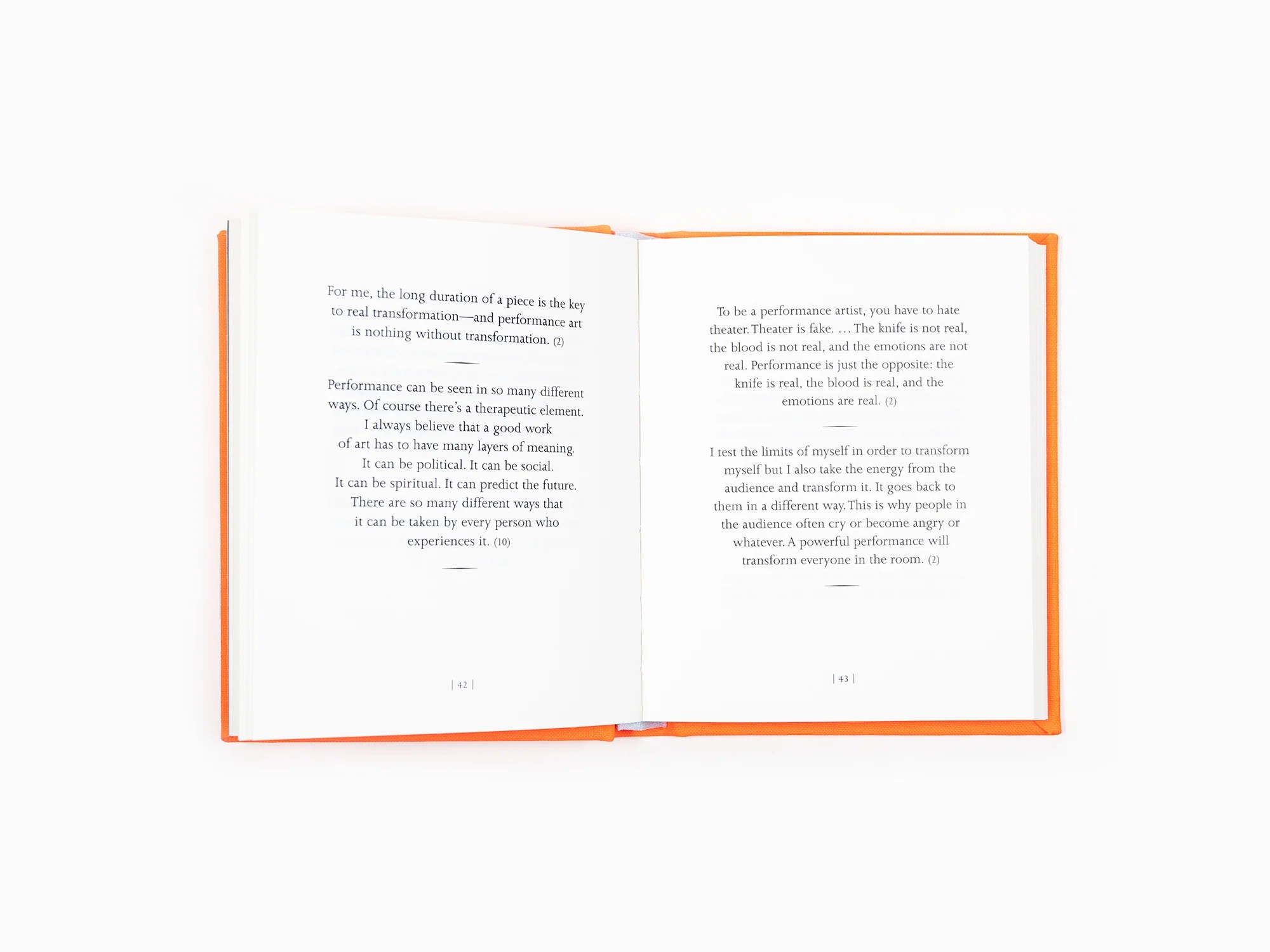 Abramović-isms by Marina Abramović 