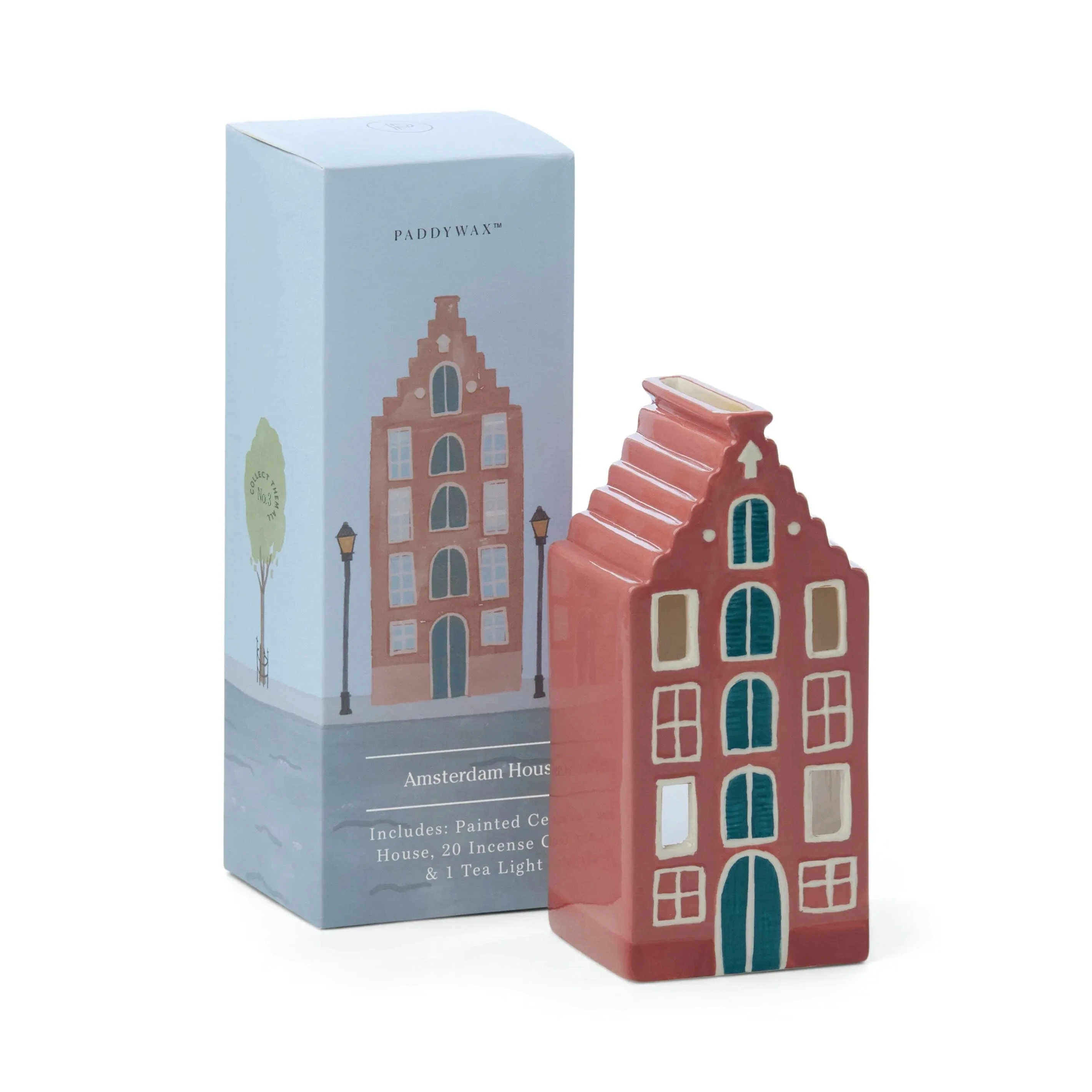 AMSTERDAM HOUSE STYLE INCENSE&TEA LIGHT HOLDER 