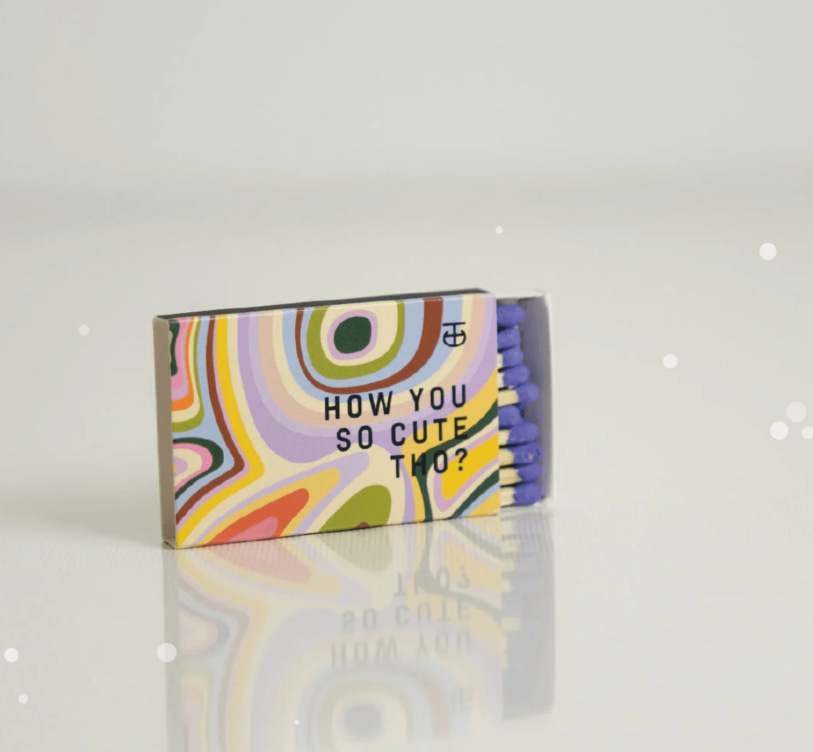 Stripe Shaped Baby Matchbox Set by Candle and Friends