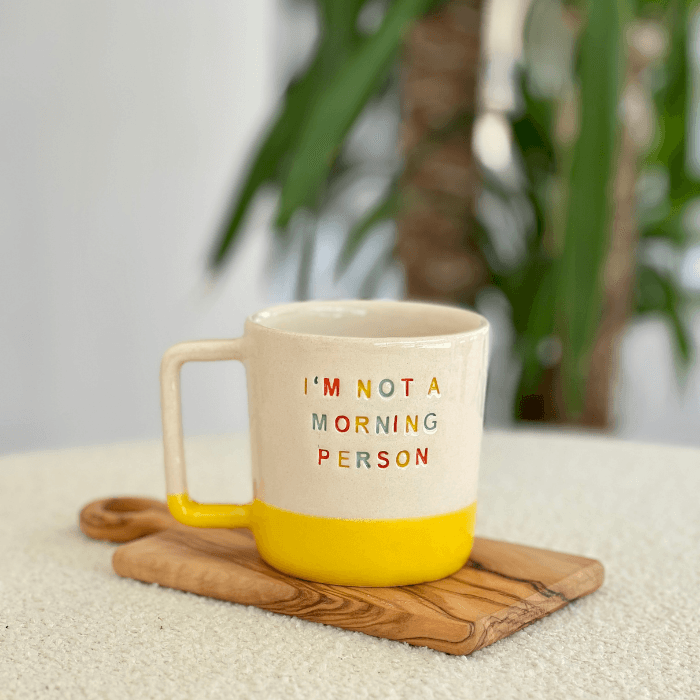 I’m Not a Morning Person by Paper Ceramic