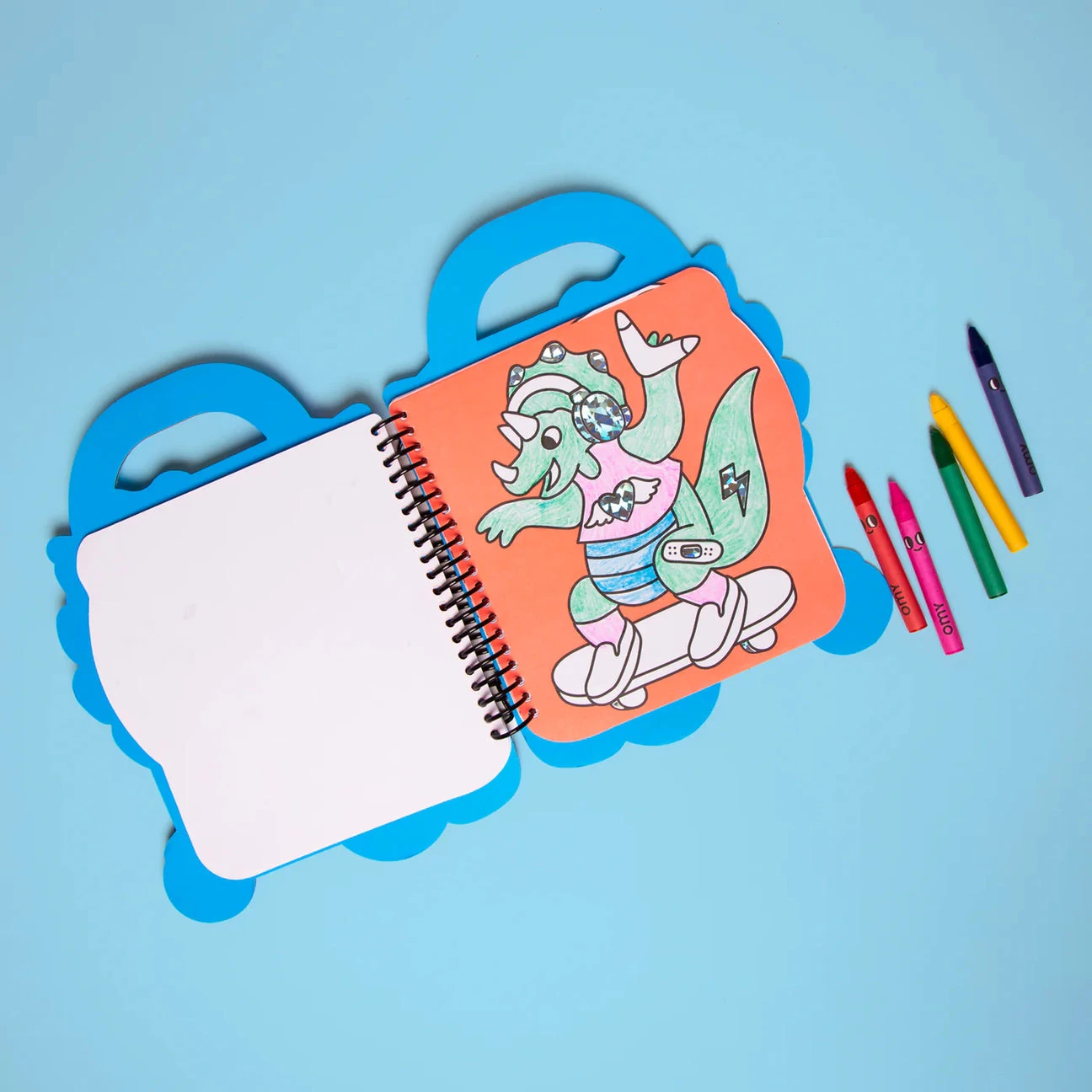 OMY Super Coloring & Stickers Book - Dino
