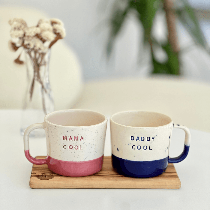 Mama & Daddy Cool by Paper Ceramic