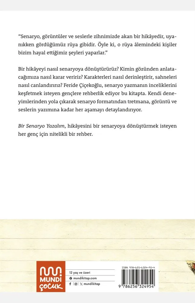 Bir Senaryo Yazalım by Feride Çiçekoğlu