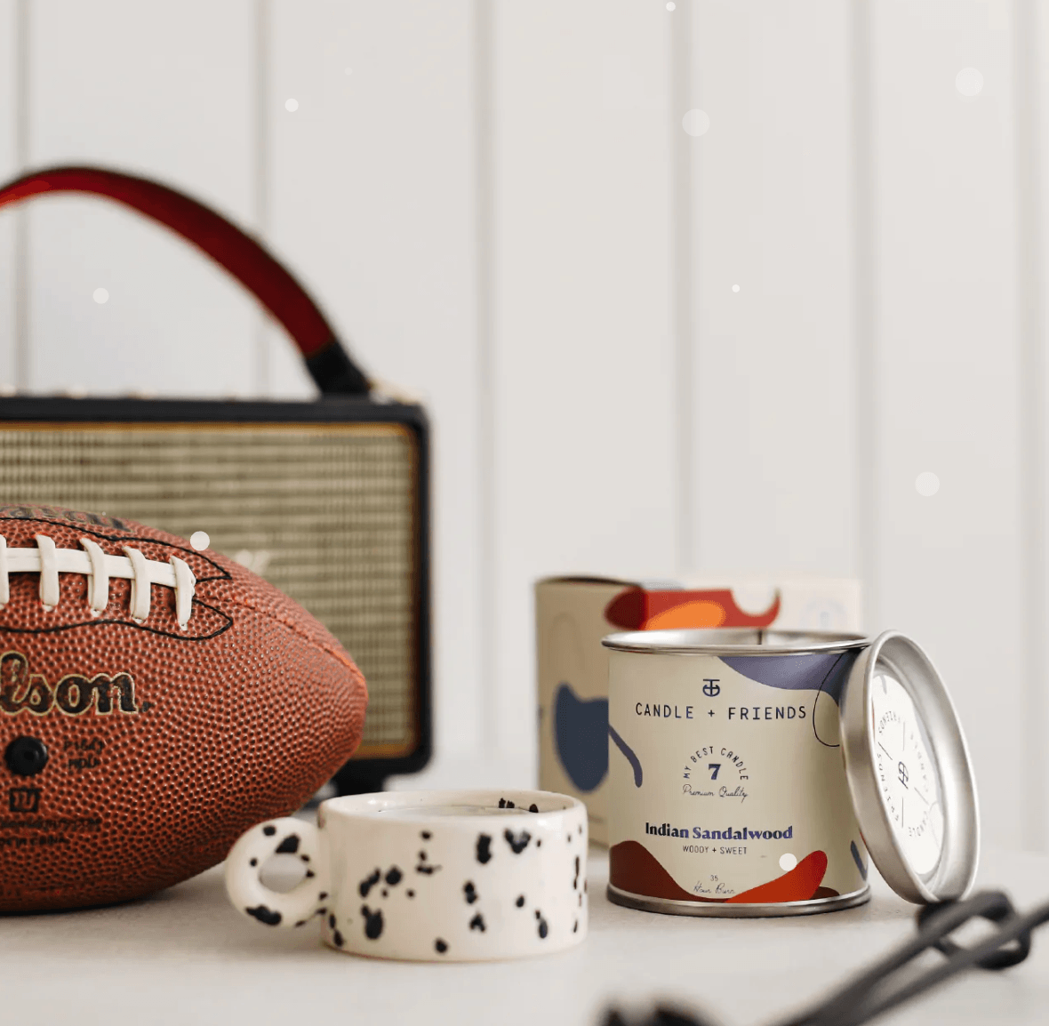 Indian Sandalwood Tin Candle by Candle and Friends