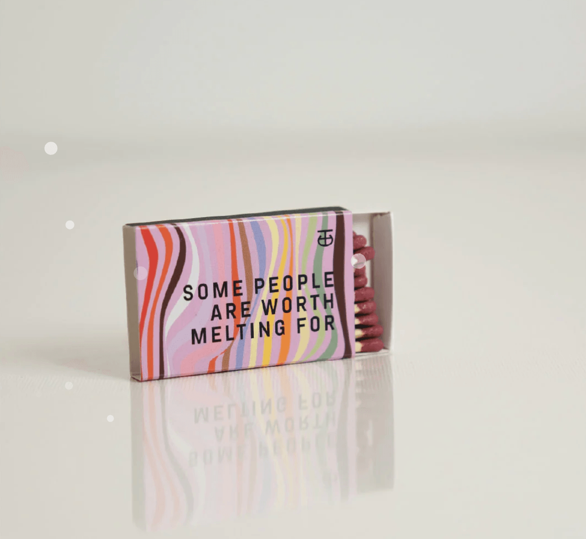 Stripe Shaped Baby Matchbox Set by Candle and Friends