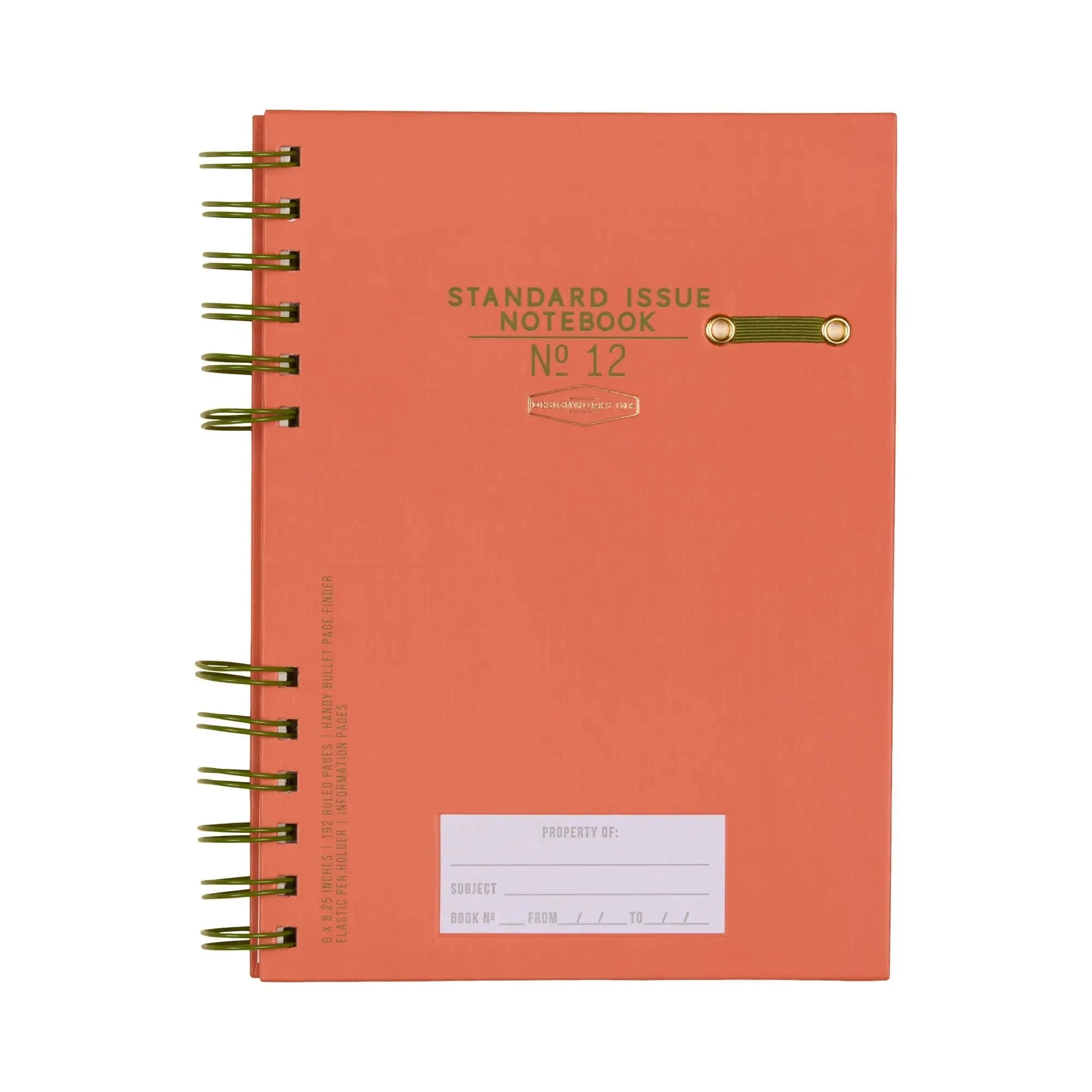 STANDARD ISSUE SPİRALLİ DEFTER KİREMİT