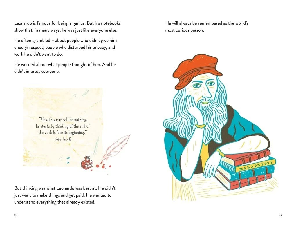 Little Guides to Great Lives: Leonardo Da Vinci by Isabel Thomas & Paola Escobar