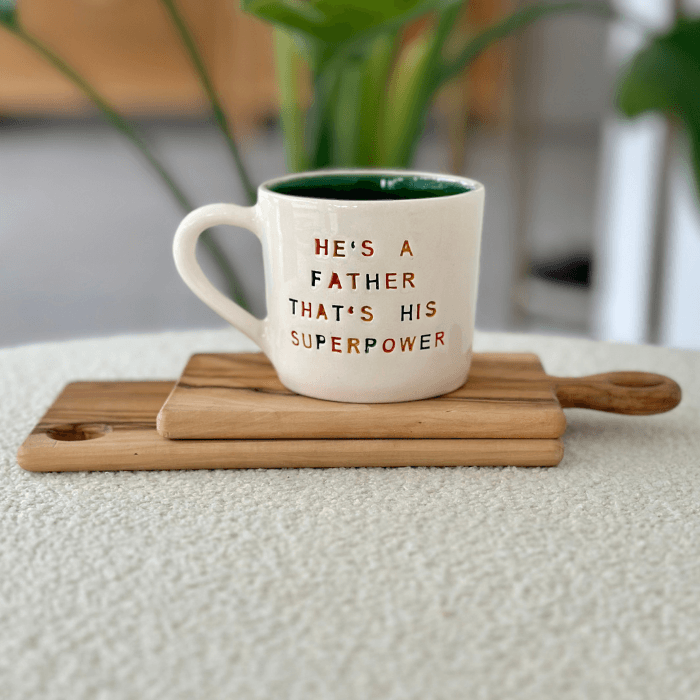 He’s a Father That’s His Superpower by Paper Ceramic