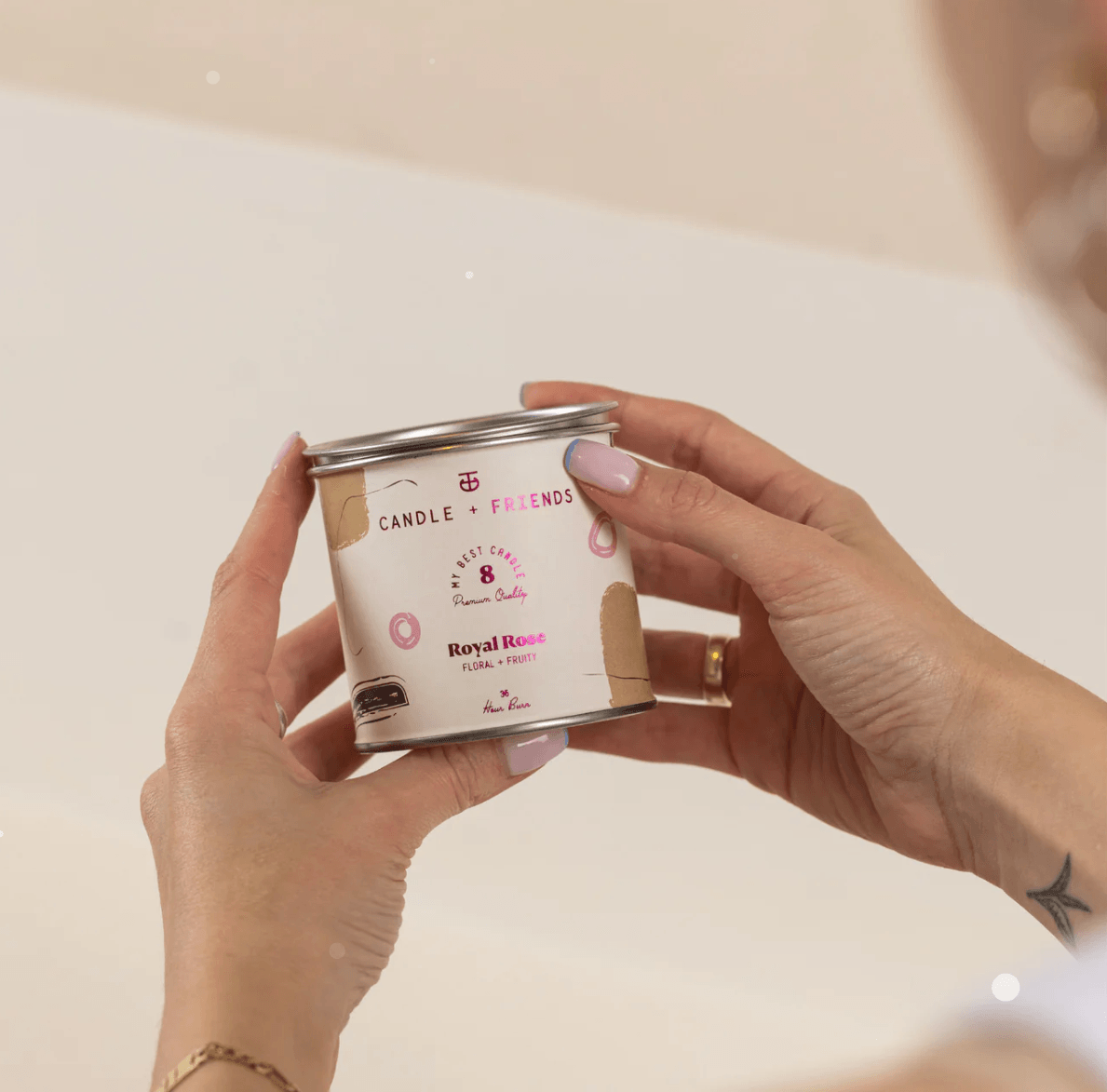 Royal Rose Tin Candle by Candle and Friends