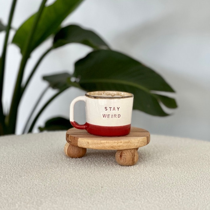 Stay Weird by Paper Ceramic