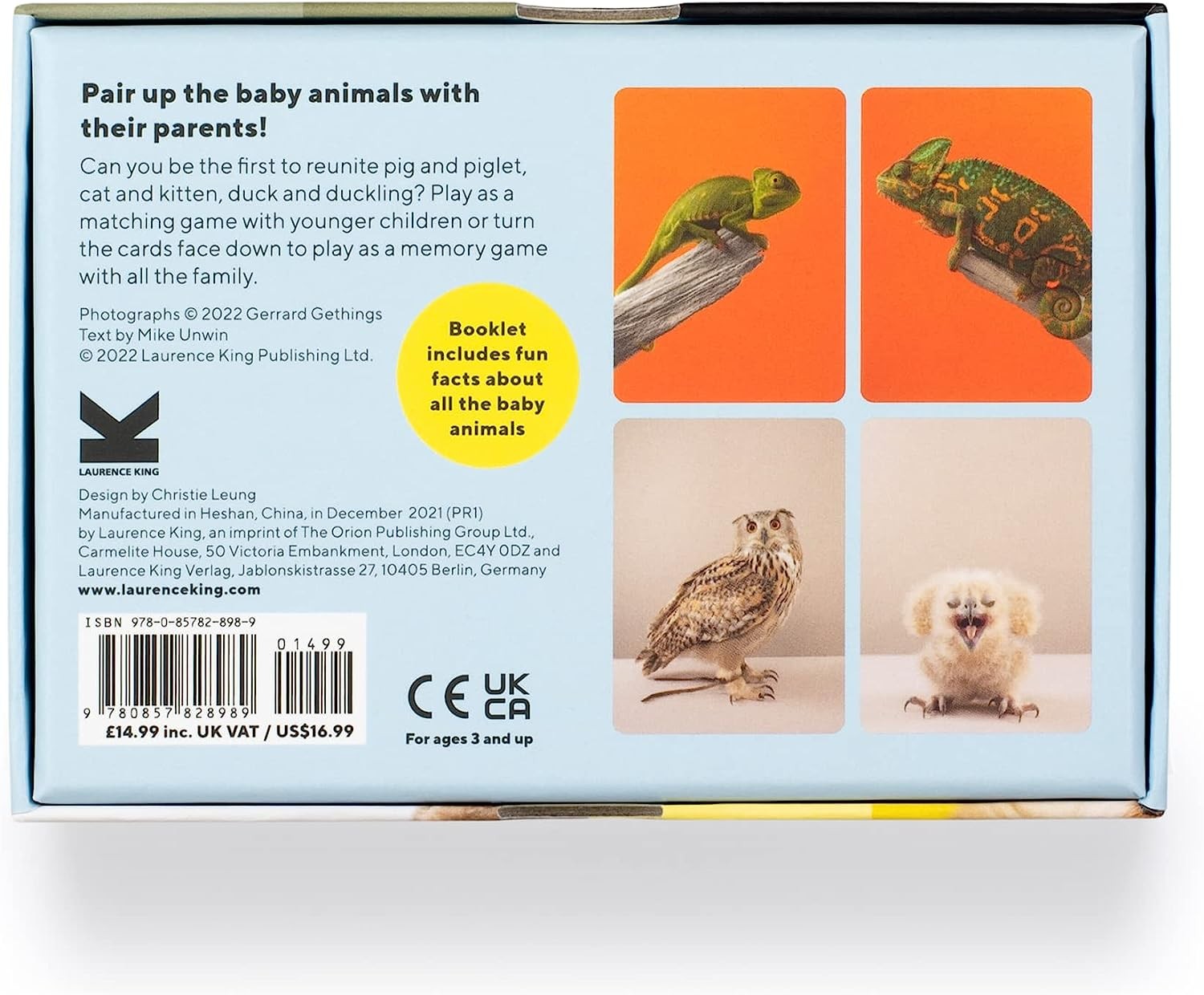 Baby Animal Match: A Memory Game by  Gerrard Gethings