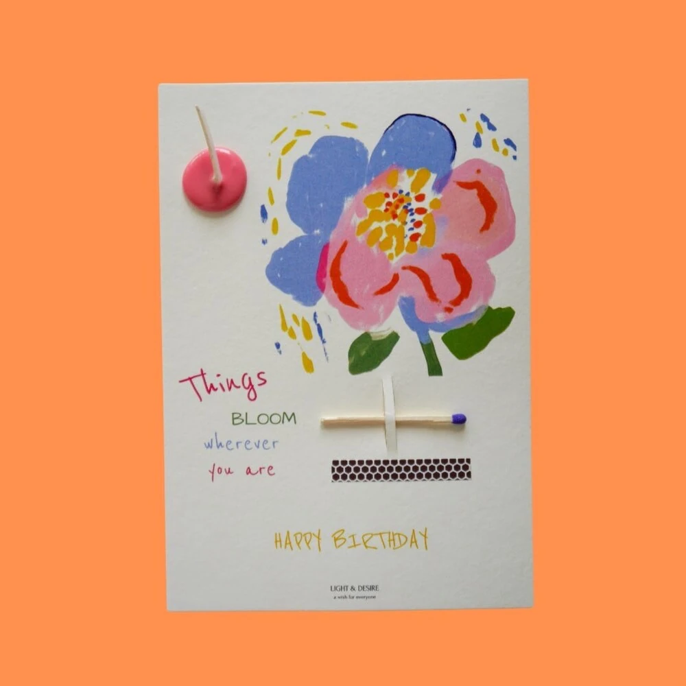 Things Bloom Wherever You Are Card