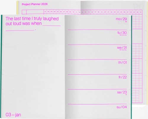 Day One to One Day Planner 2026